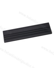 Vassoio in legno nero per pietre 35x9,5 cm