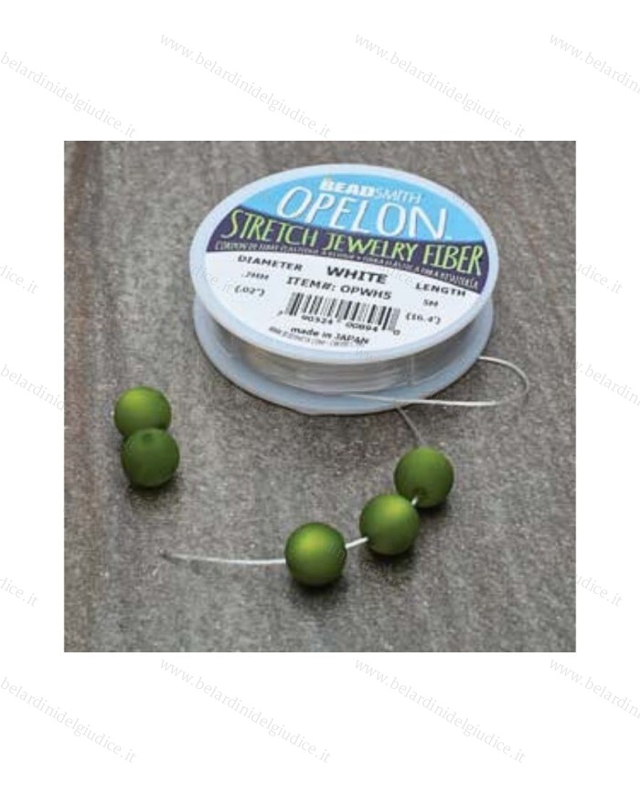Filo di fibra elastico trasparente 0,7 mm