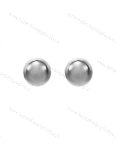 Pre orecchini System 75 pallina in acciaio 4mm