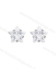 Pre orecchini System 75 zircone bianco stella