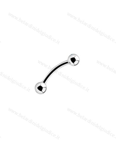 Piercing Barretta curva 10 mm