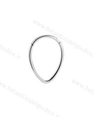 Piercing Goccia con chiusura a scomparsa 10 mm