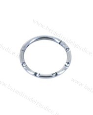 Piercing Cerchietto con zirconi e con chiusura a scomparsa 10 mm