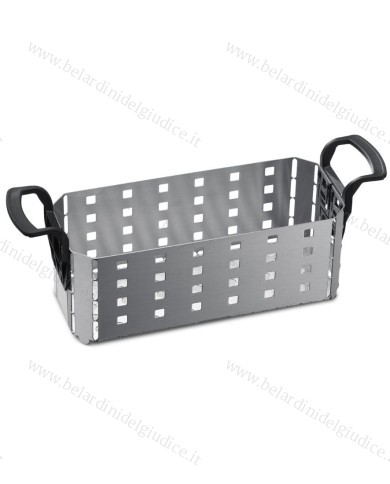 Cestello in acciaio inox per Elmasonic 60