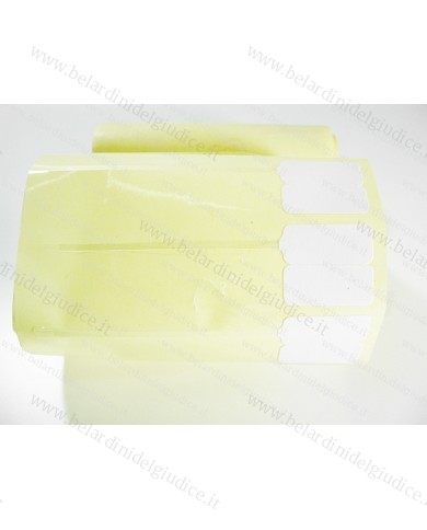 Etichette cartoncino autoadesive ripiegate (conf. 100 pz.)