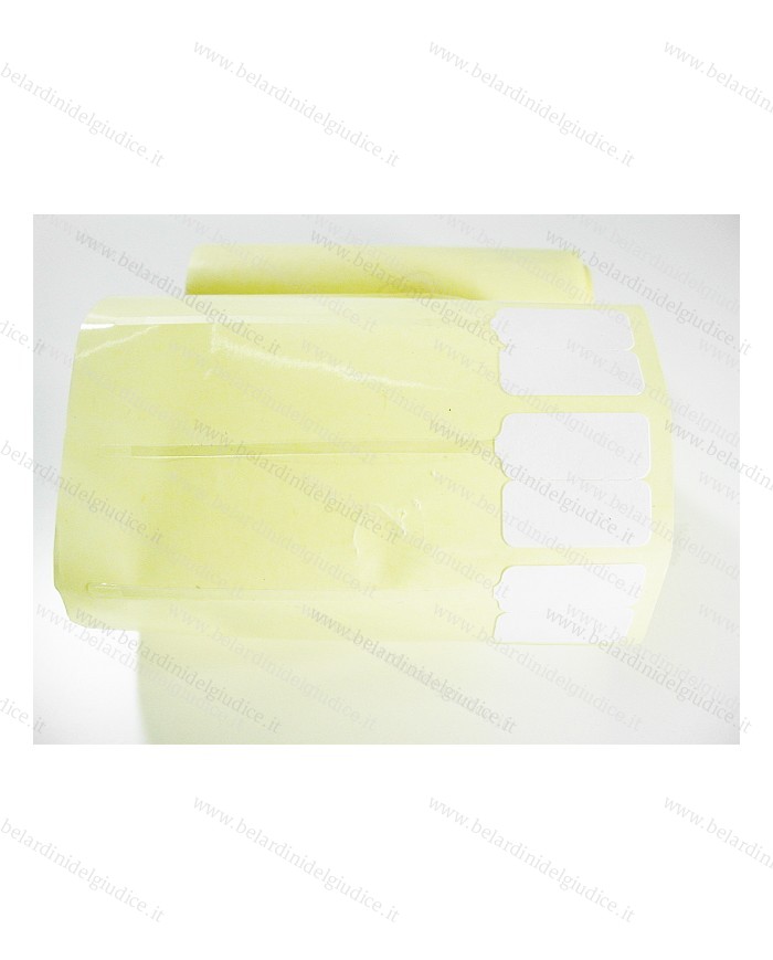 Etichette cartoncino autoadesive ripiegate (conf. 100 pz.)