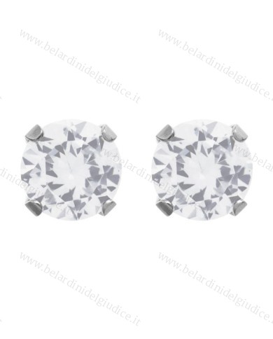 Pre orecchini System 75 zircone cubico 5mm