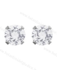 Pre orecchini System 75 zircone cubico 5mm