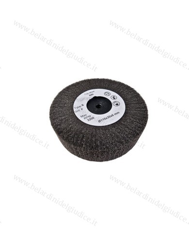 Ruota Lamellare in Scotch-Brite Grigio Grana Molto Fine