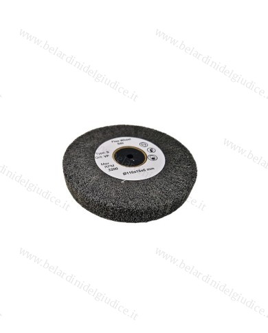 Ruota Lamellare in Scotch-Brite Grigio Grana Molto Fine