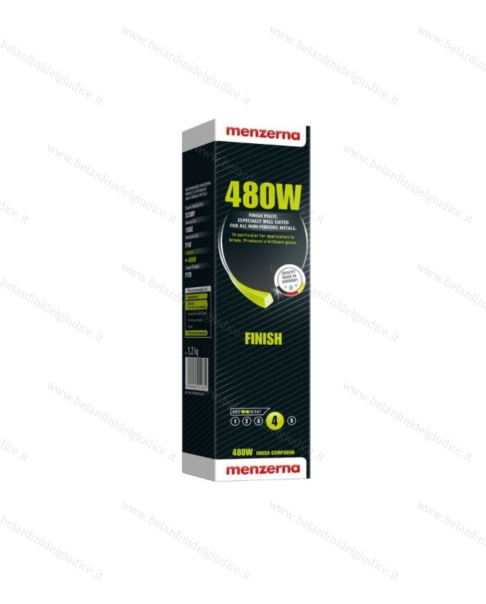Pasta Menzerna 480W Finish Bianco