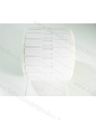Etichette cartoncino autoadesive ripiegate (conf. 1000 pz.)