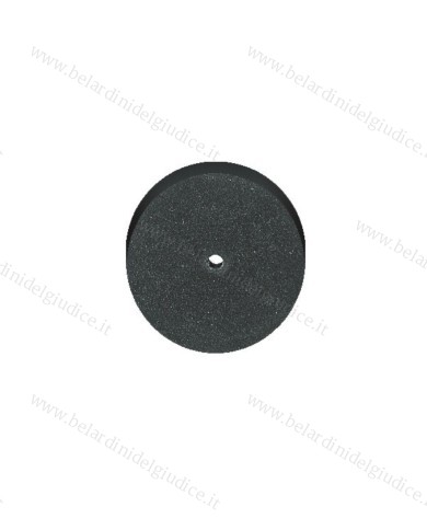 Gommino a Ruota Busch Nero per Rifinitura Soft Ø 22 x 3 mm