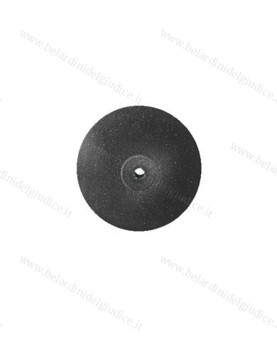Gommino a Ruota Lenticolare Busch Nero per Rifinitura Soft Ø 22 x 3 mm