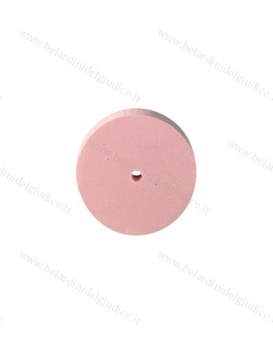 Gommino a Ruota Busch Rosa per Brillantatura Soft Ø 22 x 3 mm