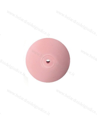 Gommino a Ruota Lenticolare Busch Rosa per Brillantatura Soft Ø 22 x 3 mm