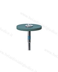 Gommino a Ruota con Gambo Edenta CeraGloss Rifinitura Blu Ø 25 x 2 mm