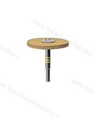 Gommino a Ruota con Gambo Edenta CeraGloss Lucidatura Giallo Ø 25 x 2 mm