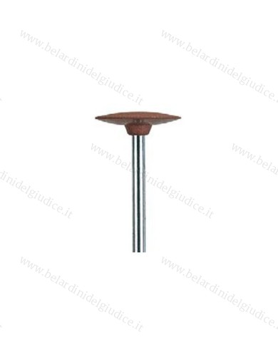 Gommino a Lente con Gambo Edenta TopStar Rifinitura Marrone Ø 15 x 2,5 mm