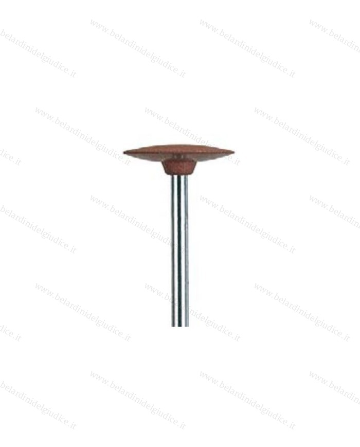 Gommino a Lente con Gambo Edenta TopStar Rifinitura Marrone Ø 15 x 2,5 mm
