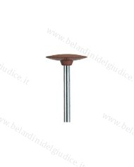 Gommino a Lente con Gambo Edenta TopStar Rifinitura Marrone Ø 15 x 2,5 mm
