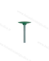 Gommino a Lente con Gambo Edenta TopStar Lucidatura Verde Ø 15 x 2,5 mm
