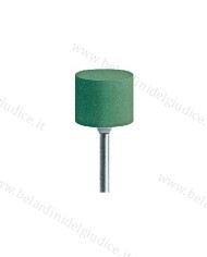 Gommino a Cilindro con Gambo Edenta TopStar Lucidatura Verde Ø 14 x 12 mm