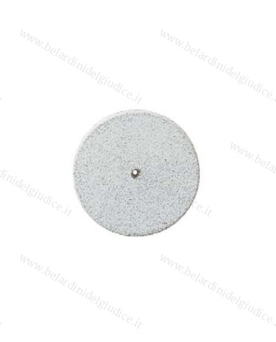 Gommino a Ruota Edenta GemPol Abrasivo Elimina Graffi Bianco Ø 22 x 3 mm