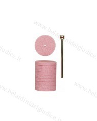 Set 10 Molette Abrasive in Corindone + Mandrino Proxxon