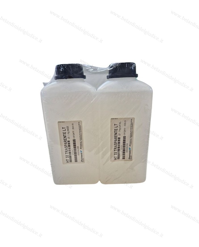 Gomma Liquida a freddo trasparente Kit 2 Kg (Gomma + Catalizzatore)