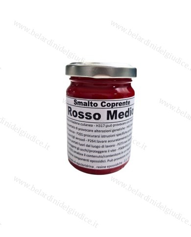 Smalto Coprente Rosso Medio N° 377
