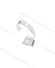 Espositore in plexi trasparente per orologio