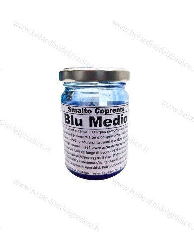 Smalto Coprente Blu Medio N° 382