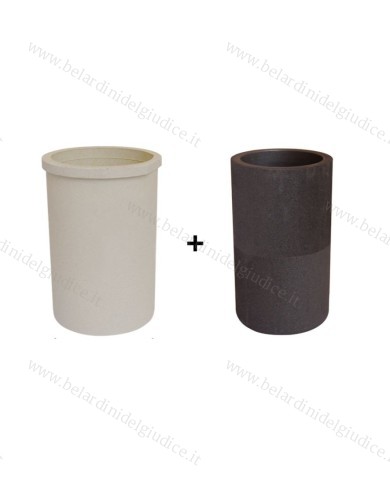 Crogiolo in Grafite e Ceramica Refrattaria per Forno Ceia F9