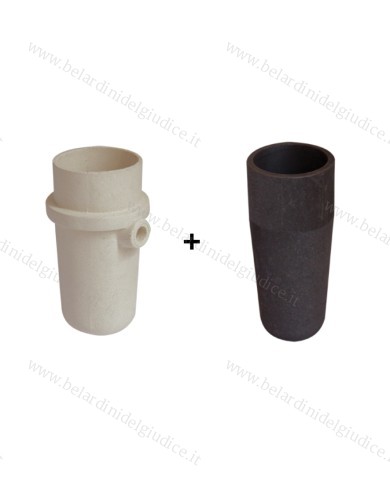 Crogiolo in Grafite e Ceramica Refrattaria per Centrifuga Manfredi CG 120