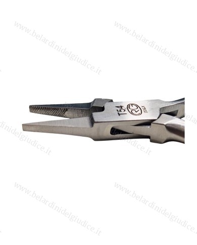 Pinza Becchi Piatti Zigrinati Punta 3 mm