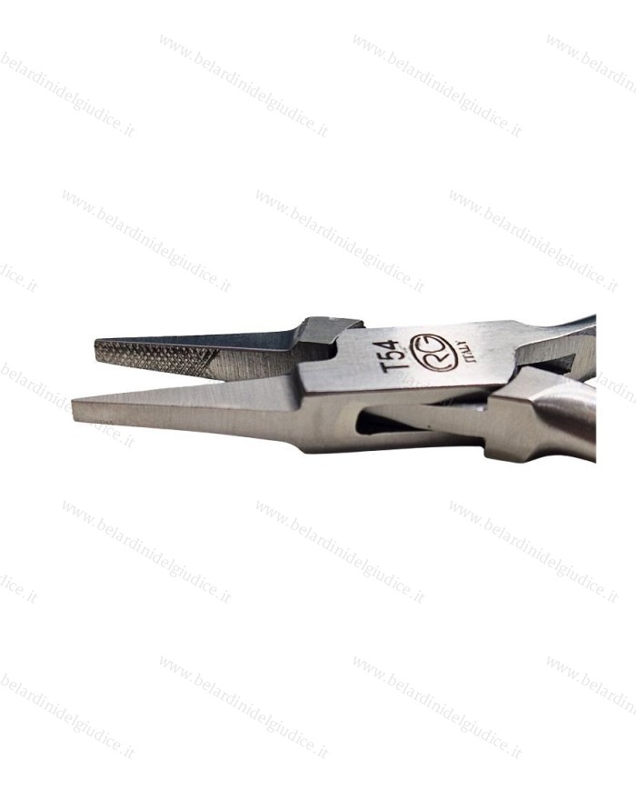 Pinza Becchi Piatti Zigrinati Punta 3 mm
