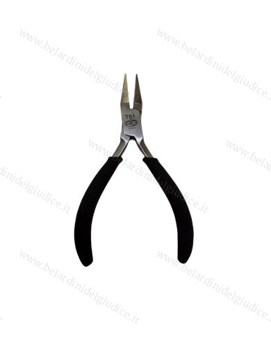 Pinza Becchi Piatti Lisci Punta 1,5 mm
