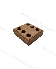 Base in Legno per 3 Pinze