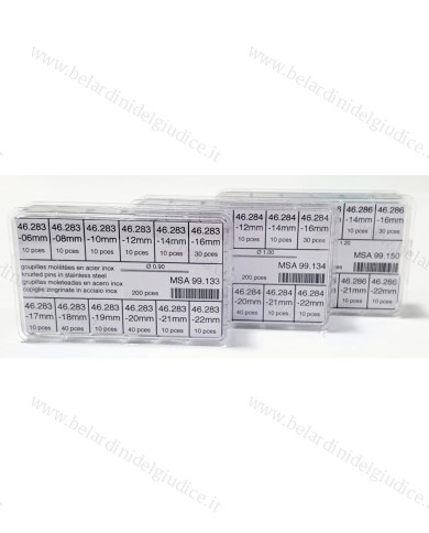 Ass.to Coppiglie Zigrinate 6 a 22 mm Ø 0,90 - 1,00 - 1,20 200 pz