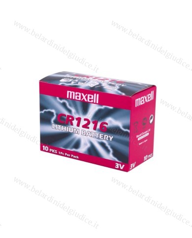 Batterie Maxell Litio