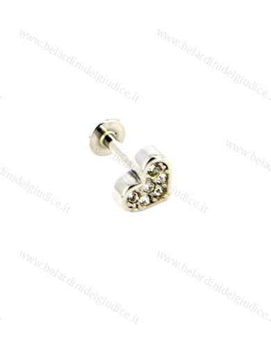 Piercing Tragus con zirconi