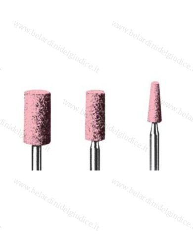 Fresa Edenta in Corindone Rosa Abrasivo Universale con Gambo